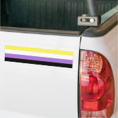 Flag für nichtbinäre Pride Autoaufkleber (Auf Lkw)