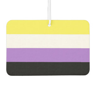 Flag für nichtbinäre Pride Autolufterfrischer