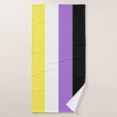 Flag für nichtbinäre Pride Badehandtuch (Badehandtuch)