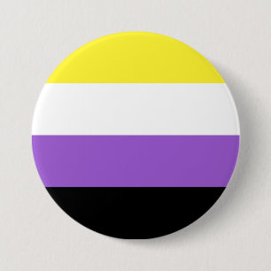 Flag für nichtbinäre Pride Button