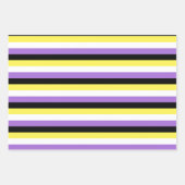 Flag für nichtbinäre Pride Geschenkpapier Set (Vorderseite 2)