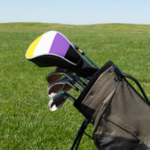 Flag für nichtbinäre Pride Golf Headcover (In SItu)