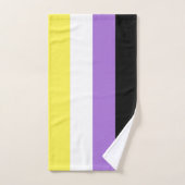 Flag für nichtbinäre Pride Handtuch (Handtuch)