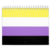 Flag für nichtbinäre Pride Kalender (Titelbild)