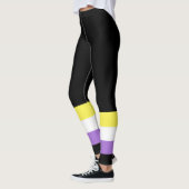 Flag für nichtbinäre Pride Leggings (Links)
