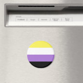 Flag für nichtbinäre Pride Magnet (In Situ (Geschirrspüler))