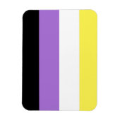 Flag für nichtbinäre Pride Magnet (Vertikal)