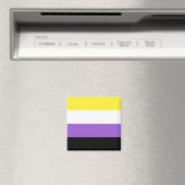 Flag für nichtbinäre Pride Magnet (In Situ (Geschirrspüler))