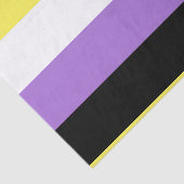 Flag für nichtbinäre Pride Seidenpapier (Ausschnitt)