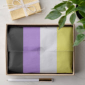 Flag für nichtbinäre Pride Seidenpapier (Geschenk)