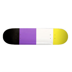 Flag für nichtbinäre Pride Skateboard