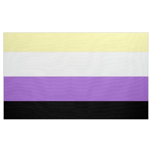 Flag für nichtbinäre Pride Stoff (Yard (91,4 cm))
