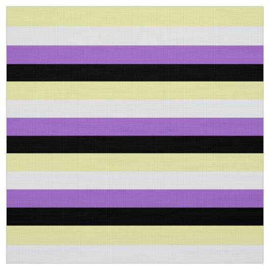Flag für nichtbinäre Pride Stoff (Muster)