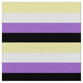 Flag für nichtbinäre Pride Stoff (Nahaufnahme)