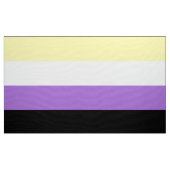 Flag für nichtbinäre Pride Stoff (Yard (91,4 cm))