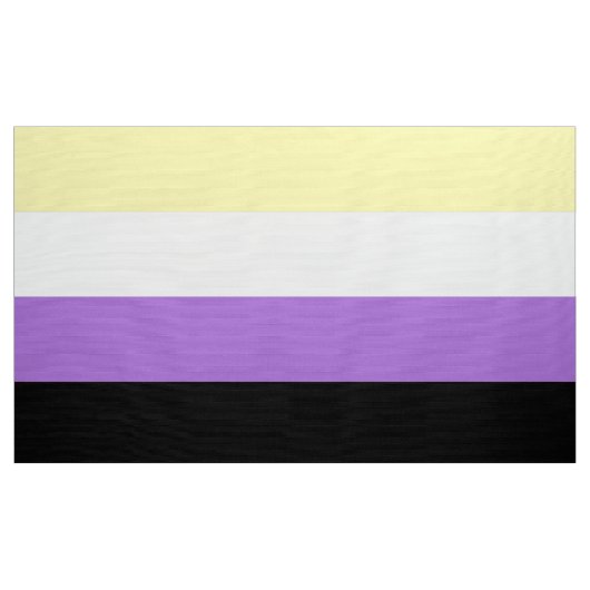 Flag für nichtbinäre Pride Stoff (Yard (91,4 cm))