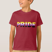 Flag für nichtbinäre Pride T-Shirt (Vorderseite)