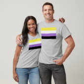 Flag für nichtbinäre Pride T-Shirt (Unisex)
