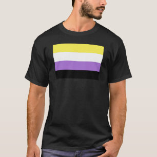 Flag für nichtbinäre Pride T-Shirt