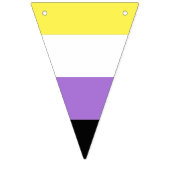 Flag für nichtbinäre Pride Wimpelkette (Zweite Fahne)