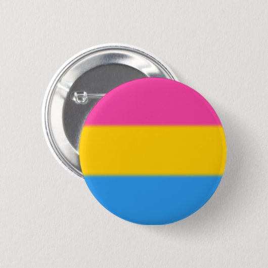 Flag für Pansexual Pride Button (Vorne & Hinten)