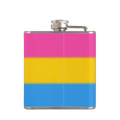 Flag für Pansexual Pride Flachmann (Rückseite)