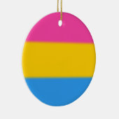 Flag für Pansexual Pride Keramik Ornament (Rechts)