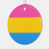 Flag für Pansexual Pride Keramik Ornament (Links)