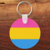 Flag für Pansexual Pride Schlüsselanhänger (Vorderseite)