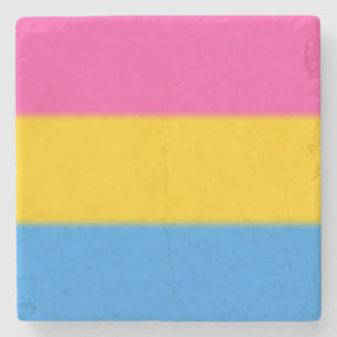 Flag für Pansexual Pride Steinuntersetzer