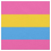 Flag für Pansexual Pride Stoff (Nahaufnahme)