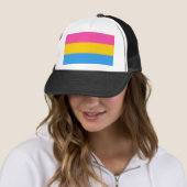 Flag für Pansexual Pride Truckerkappe (Beispiel)