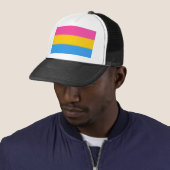 Flag für Pansexual Pride Truckerkappe (Beispiel)