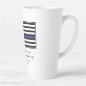 Flag für Polizeibeamte der personalisierten blauen Milchtasse (Rechts)