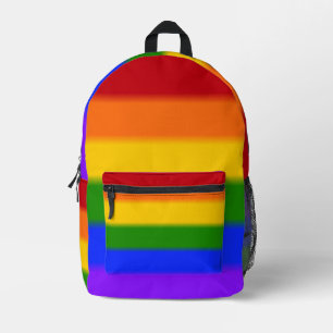 Flag für Regenbogen-Gay Pride Bedruckter Rucksack