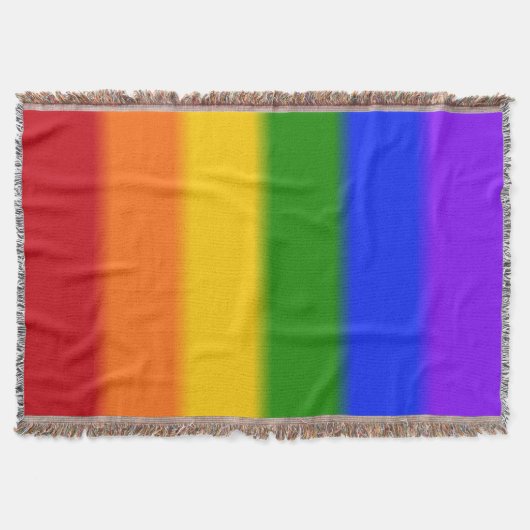 Flag für Regenbogen-Gay Pride Decke (Vorderseite)