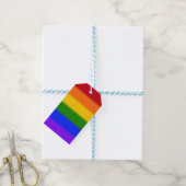 Flag für Regenbogen-Gay Pride Geschenkanhänger (Mit Garn)