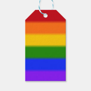 Flag für Regenbogen-Gay Pride Geschenkanhänger