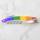 Flag für Regenbogen-Gay Pride Kellnermesser (Rückseite)