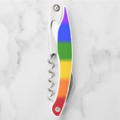 Flag für Regenbogen-Gay Pride Kellnermesser (Vorderseite)