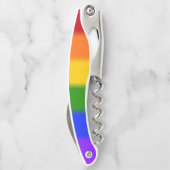 Flag für Regenbogen-Gay Pride Kellnermesser (Rückseite)