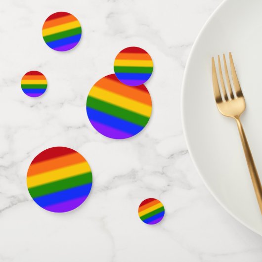Flag für Regenbogen-Gay Pride Konfetti (Gruppe)