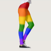 Flag für Regenbogen-Gay Pride Leggings (Rechts)