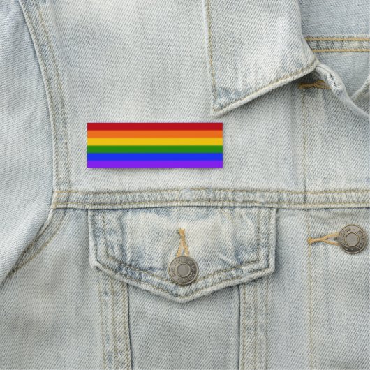 Flag für Regenbogen-Gay Pride Namensschild (Beispiel)