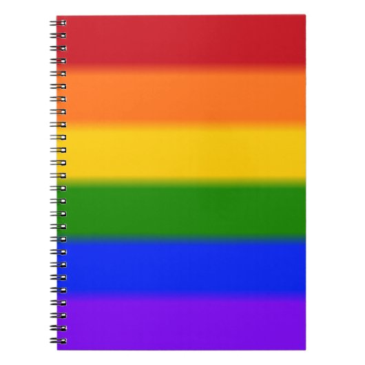 Flag für Regenbogen-Gay Pride Notizblock (Vorderseite)