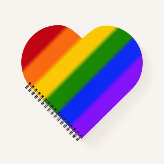 Flag für Regenbogen-Gay Pride Notizblock (Vorderseite)