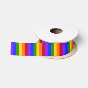 Flag für Regenbogen-Gay Pride Satinband