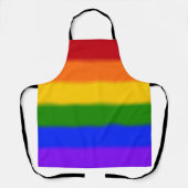 Flag für Regenbogen-Gay Pride Schürze (Vorderseite)