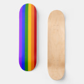 Flag für Regenbogen-Gay Pride Skateboard (Vorderseite)