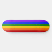 Flag für Regenbogen-Gay Pride Skateboard (Horizontal)
